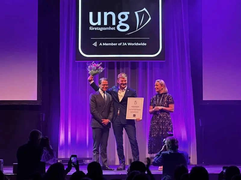 VD Jonatan Persson tilldelas Prins Daniels stipendium